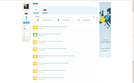 eRepublik - eRepublik - Введение в игру. Часть вторая. 